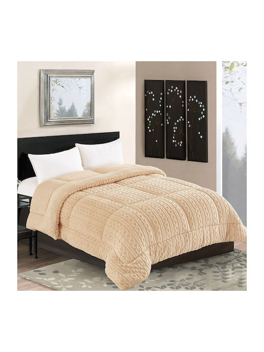 Silk Fashion Κουβερτοπάπλωμα Μονό 170x240εκ. Braid Ivory 780 GSM