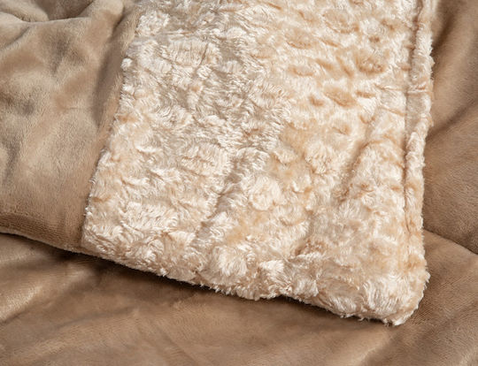 Kipper Комбинирано одеяло Сет с калъфки за възглавници Куинсайз 220x240бр Pilar Бежов 3бр