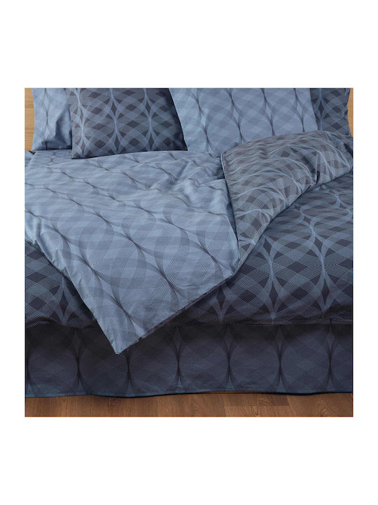 Kentia Πάπλωμα Μονό 160x240εκ. Jentry 01 Blue 300 GSM