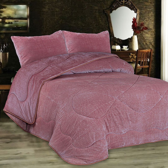 Dimcol Комбинирано одеяло Единично 160x220бр 1950 700 Rotten Apple 700 г/м²Gsm