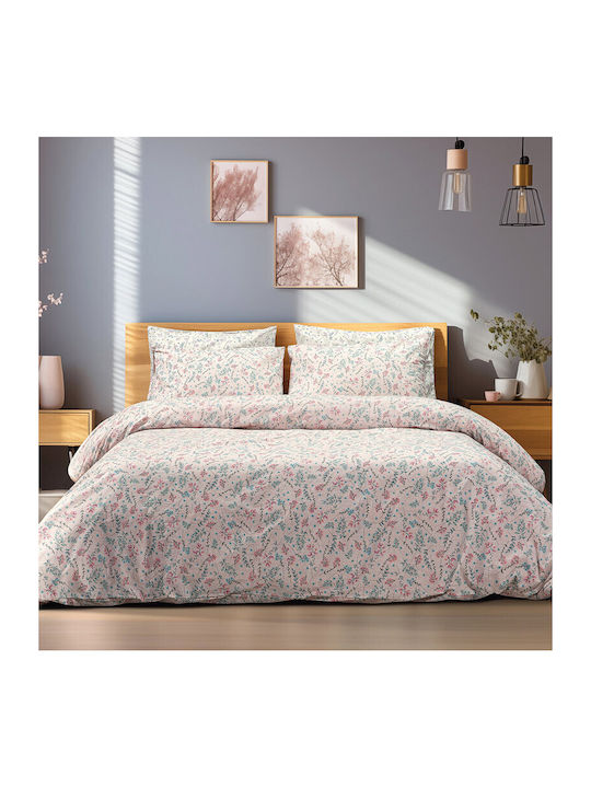 Beauty Home Σετ Πάπλωμα Μονό 160x240εκ. Σομόν 2τμχ