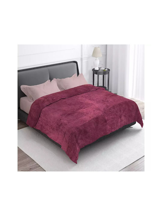 Family Enterprise Duvet Cover Queen 220x240cm Burgundy