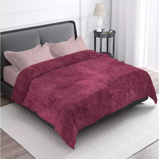 Family Enterprise Duvet Cover Queen 220x240cm Burgundy