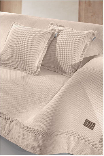Guy Laroche Rubicon Sofa Throw 2 Seater 170x250cm Champagne Guy Laroche Rubicon Sofa Throw 2 Seater 170x250cm Champagne