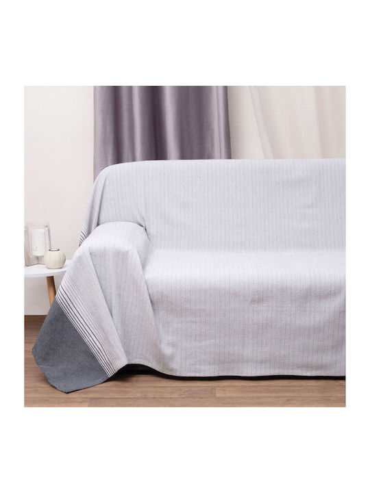 Viopros Viopros Three-Seater Sofa Throw 170x280cm Gray
