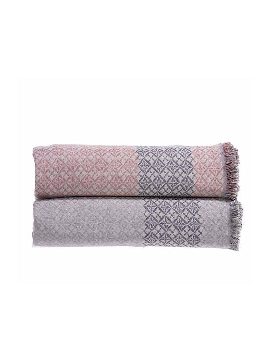 Nef-Nef Homeware Sofa Throws 2 Seater Guaver 170x250cm Grey