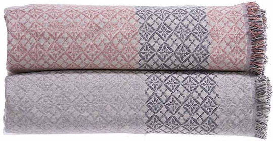 Nef-Nef Homeware Sofa Throws 2 Seater Guaver 170x250cm Grey