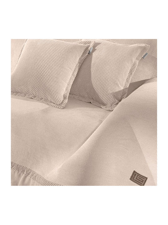 Guy Laroche Rubicon Ριχτάρι Πολυθρόνας 170x150εκ. Champagne