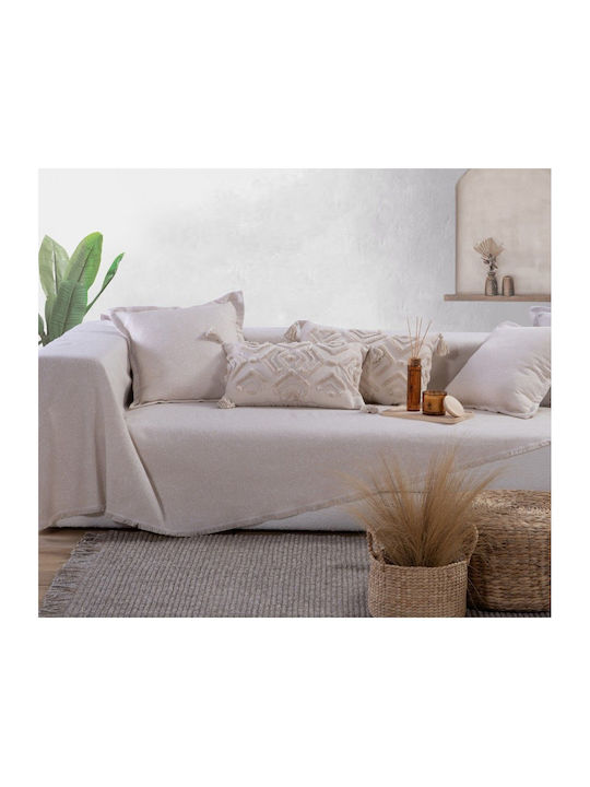 Nef-Nef Homeware Aronia Zweisitzer-Sofa Überwurf 170x250cm Grau