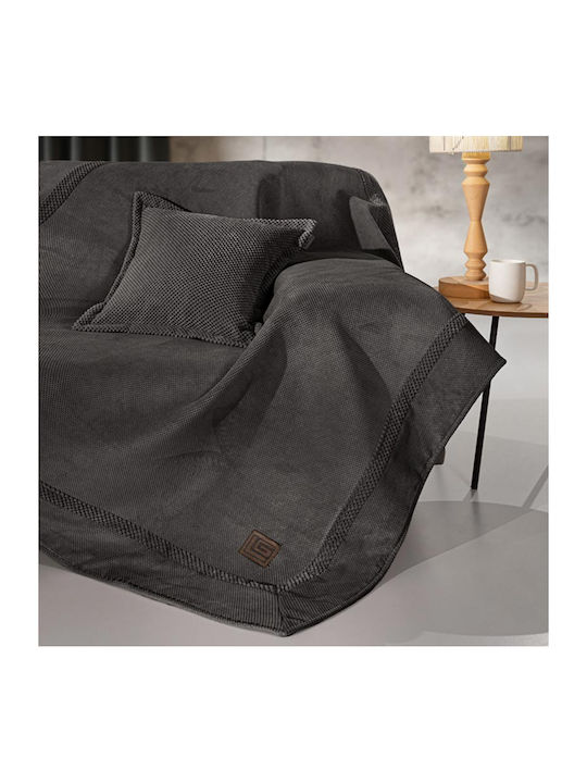 Guy Laroche Rubicon Armchair Throw 170x150cm Bitter