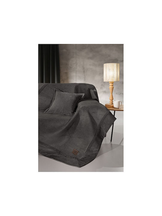 Guy Laroche Rubicon Armchair Throw 170x150cm Bitter