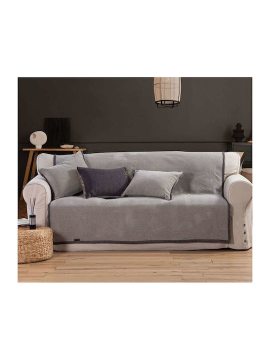 Nef-Nef Homeware Decke & Couchdecke Sesselüberwurf Zwei Seiten Jacquard 170x180cm Beiges