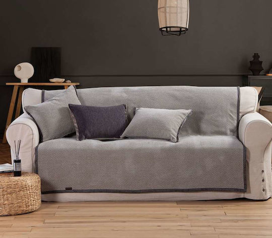 Nef-Nef Homeware Brand Ριχτάρι Πολυθρόνας Δύο 'Οψεων Ζακάρ 170x180εκ. Beige