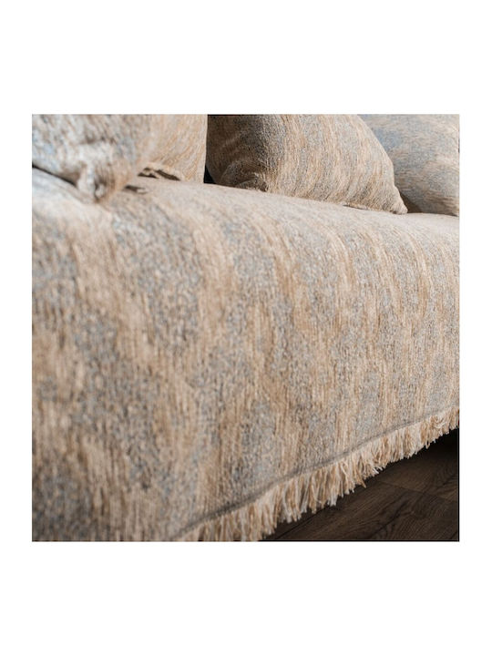 Teoran Solid Ριχτάρι Πολυθρόνας Chenille 150x180εκ. 305