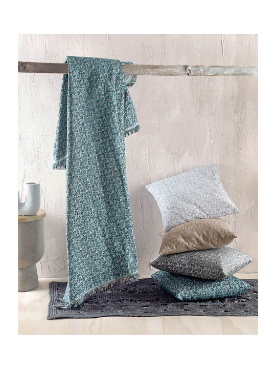 Rythmos Stefan Ριχτάρι Πολυθρόνας Chenille 160x180εκ. Πετρόλ 117-171-2733