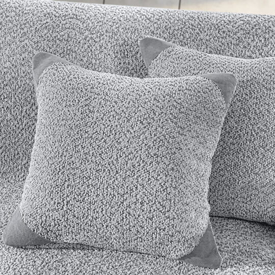Guy Laroche Lama Ριχτάρι Πολυθρόνας Ζακάρ 170x150εκ. Silver 1133086224012
