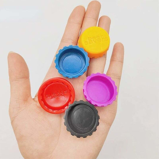 Επαναχρησιμοποιήσιμο Καπάκι Μπουκαλιού Silica Gel 6τμχ 6kzn113