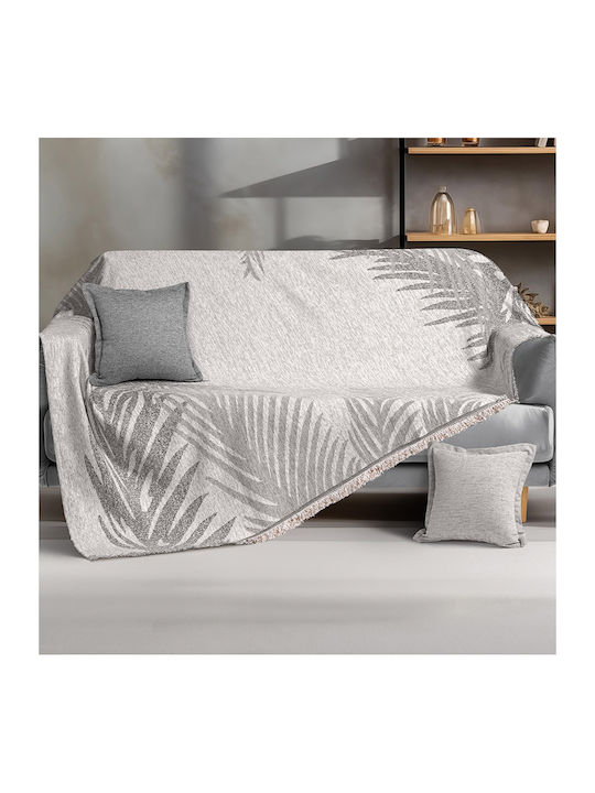 Beauty Home Комплект Покривки 3 Бр Шенил Екрю 8637СЕТ3