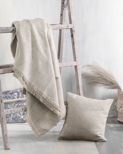 Rythmos Essie Ριχτάρι Τετραθέσιου Καναπέ Δύο 'Οψεων Chenille 180x330εκ. Κυπαρισσί