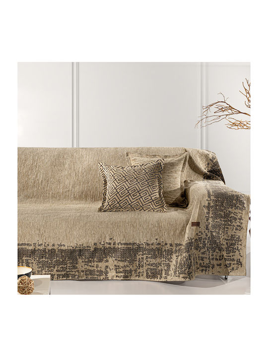 Guy Laroche Perth Sesselüberwurf Chenille 180x150cm Goldene