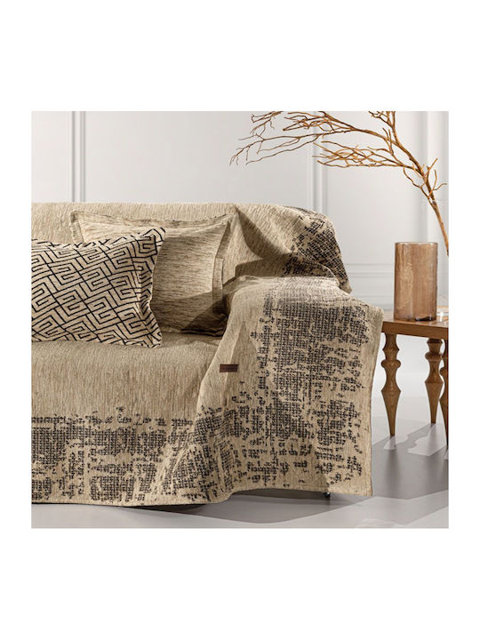 Guy Laroche Perth Sesselüberwurf Chenille 180x150cm Goldene