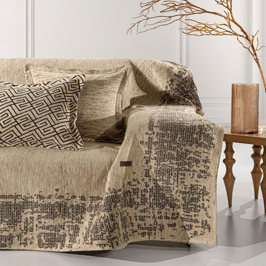 Guy Laroche Perth Sesselüberwurf Chenille 180x150cm Goldene