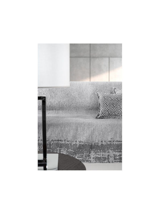Guy Laroche Four-Seater Sofa Throw Perth 180x350cm Silver