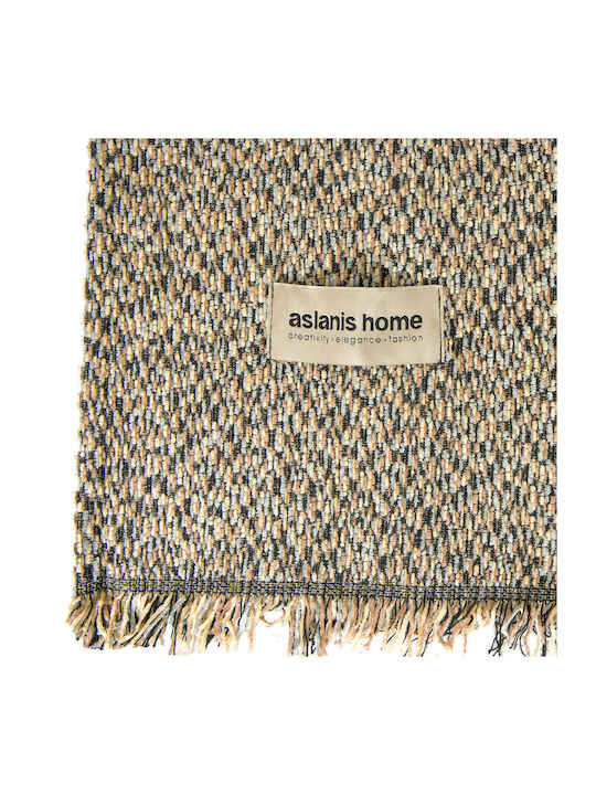 Aslanis Home Saos Ριχτάρι Διθέσιου Καναπέ 180x250εκ. Καφέ 723761