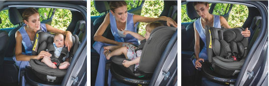 Cam Royal Καθισματάκι Αυτοκινήτου i-Size με Isofix Μαύρο