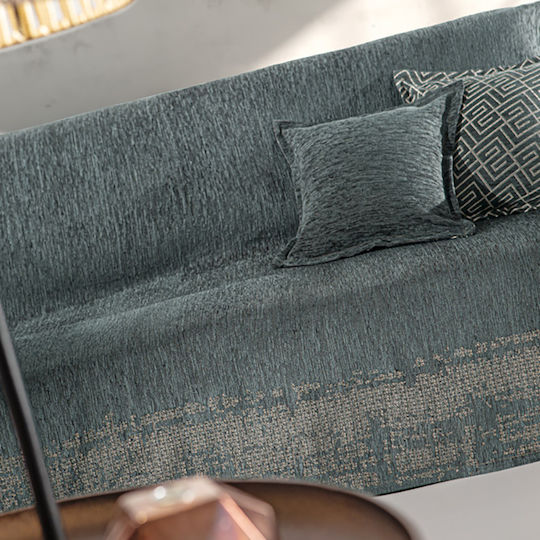 Guy Laroche Perth Покривка За Фотьойл Chenille 180x150см Петролен