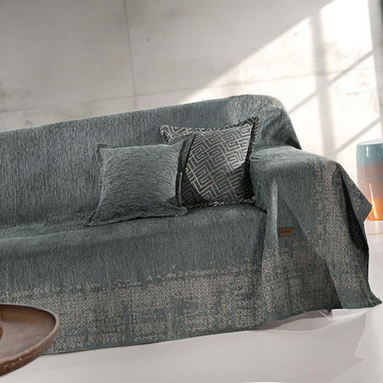 Guy Laroche Perth Покривка За Фотьойл Chenille 180x150см Петролен