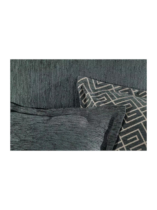 Guy Laroche Perth Ριχτάρι Πολυθρόνας Chenille 180x150εκ. Petrol