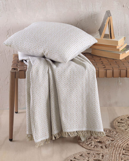 Rythmos Colin Four-Seater Sofa Throw Jacquard 180x330cm Gray