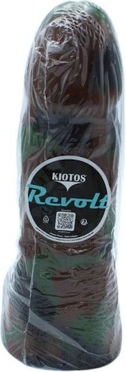 Kiotos Revolt Ρεαλιστικό Dildo Πράσινο 25.5cm