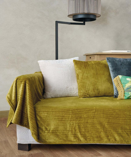 Kentia Kameron Ριχτάρι Διθέσιου Καναπέ Fleece 180x250εκ. 36