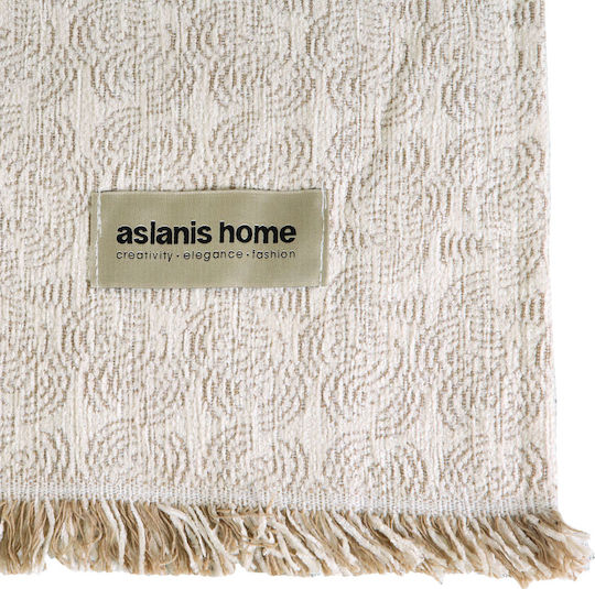 Aslanis Home Selena Cuvertură Pentru Canapea 2 Locuri 180x250cm Bej