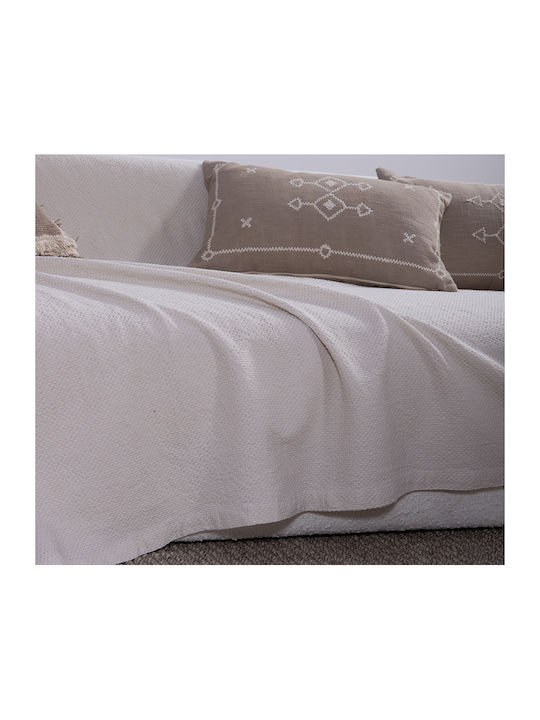 Nef-Nef Homeware Betty Three-Seater Sofa Throw Jacquard 180x300cm Mauve