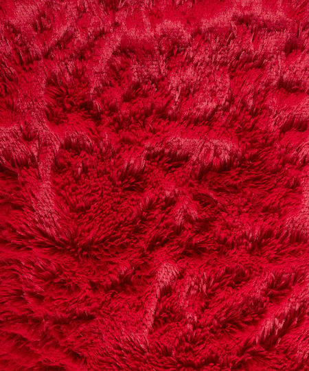 Silk Fashion 5336 Fur Armchair Throw 145x195cm Red