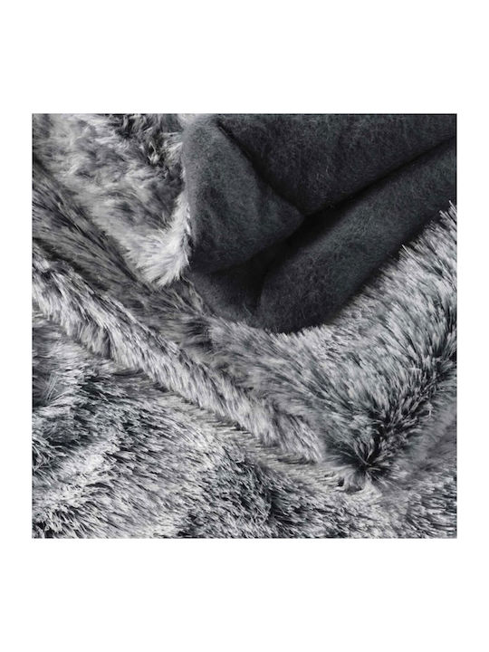 Douceur d'Intérieur Antartic Ριχτάρι Πολυθρόνας Γούνινο 180x220εκ. Grey