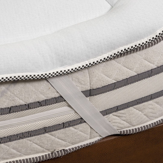 Beauty Home Mattress Topper Cool Max Art King Size Foam 200x200cm
