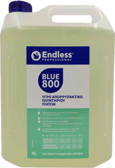 Endless 800 Commercial Dishwasher Liquid Detergent 4lt