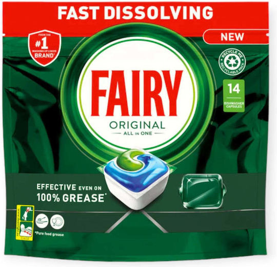 Fairy All 14 Κάψουλες Πλυντηρίου Πιάτων