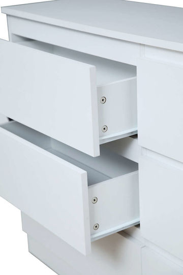 Συρταριέρα Ξύλινη Juniper 6s 138x40x77εκ. Συρταριέρα Ξύλινη Juniper 6s 138x40x77εκ.