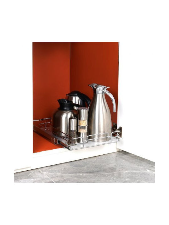 Vevor Raft Pentru Dulap Din Inox 30x43cm Argintiu