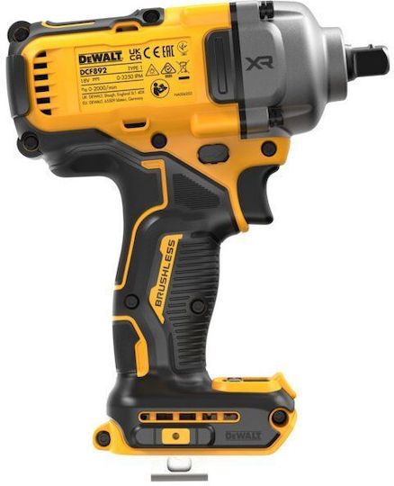 DEWALT DCF892N-XJ Cheie de impact Baterie 18V Solo cu Priză 1/2"