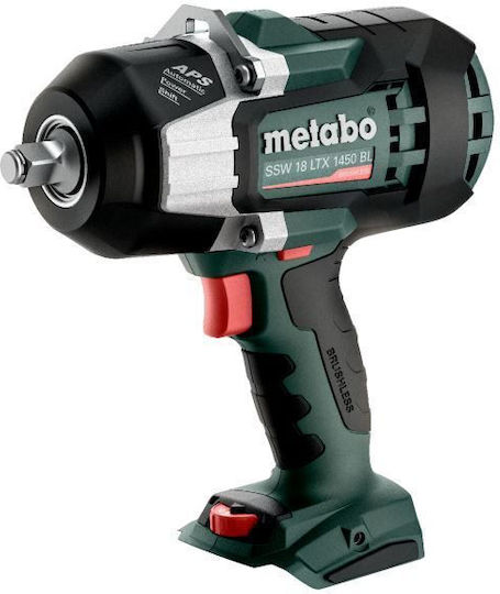 Metabo SSW 18 LTX 1450 Brushless Μπουλονόκλειδο Μπαταρίας 18V Solo με Υποδοχή 1/2"