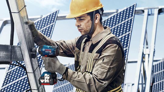 Bosch GDS 18V-400 Μπουλονόκλειδο Μπαταρίας 18V Solo με Υποδοχή 1/2"
