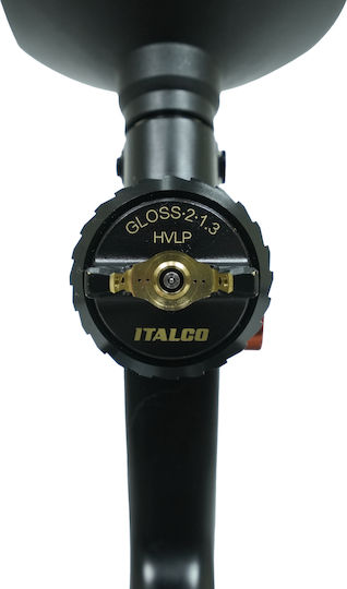 Italco Gloss 2 Πιστόλι Βαφής Αέρος LVMP Άνω Δοχείου 1.3mm