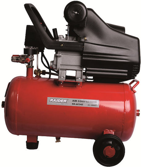 Raider RD-AC04Z Single-Phase Air Compressor with Power 2hp and Air Chamber 24lt