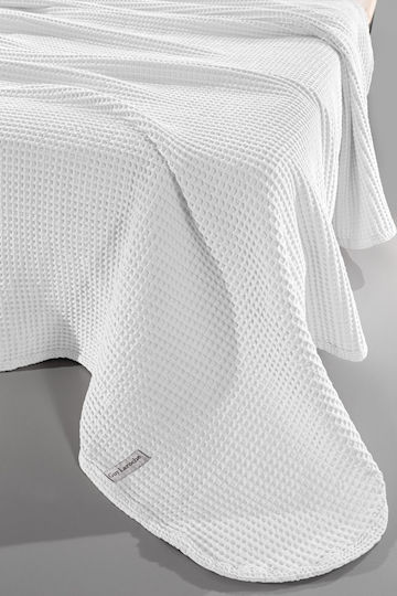 Guy Laroche Eternity Piqué Decke King Size 260x240cm Snow White